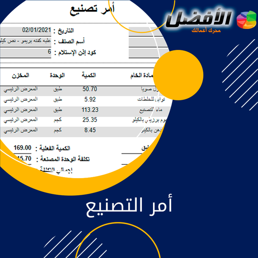 امر التصنيع